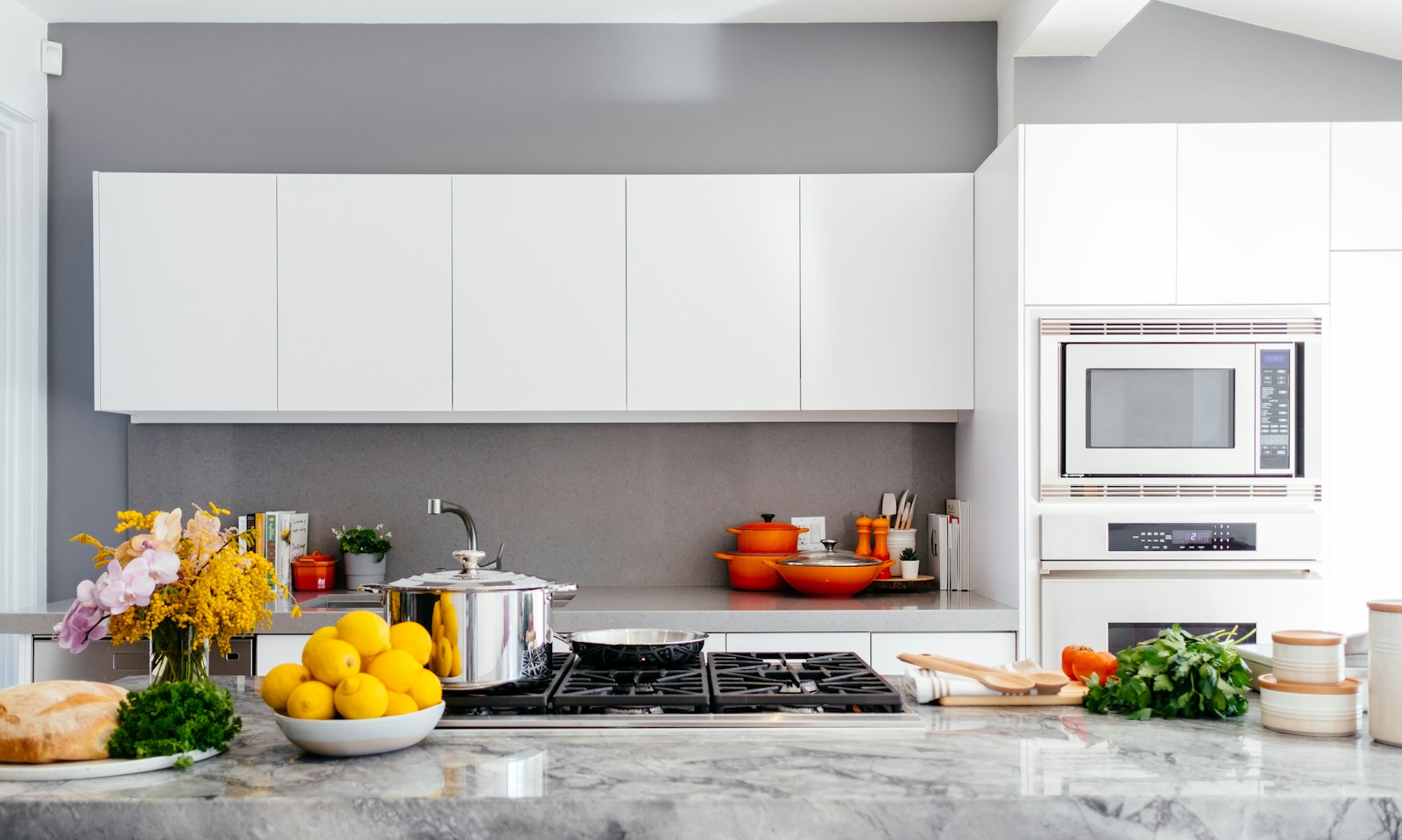 Bright kitchen interior illustrating a home remodeling project